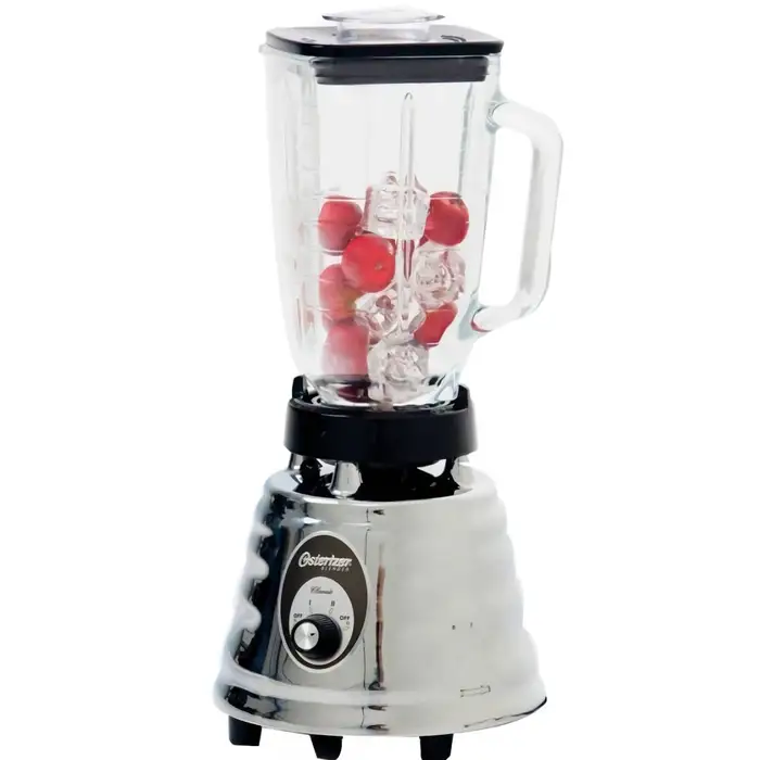 LICUADORA OSTER VASO DE VIDRIO 2VEL CROMADA 465-15