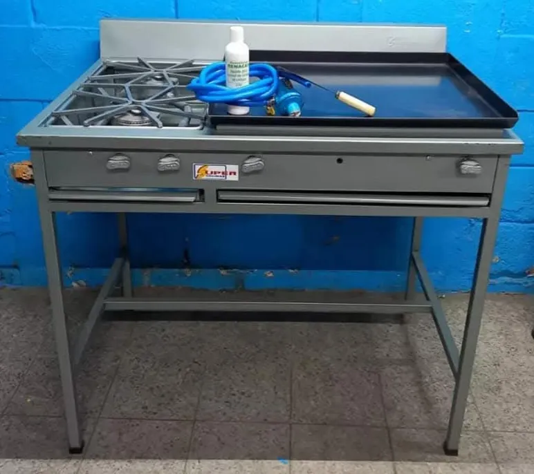 [G-224 SUP] ESTUFA  INDUSTRIAL SUPER COCINA G224 1PLANCHA 2H