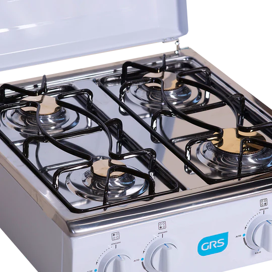 [20MGM4] ESTUFA DE MESA A GAS GRS 20PULGADAS 4QUEMADORES 20MGM4
