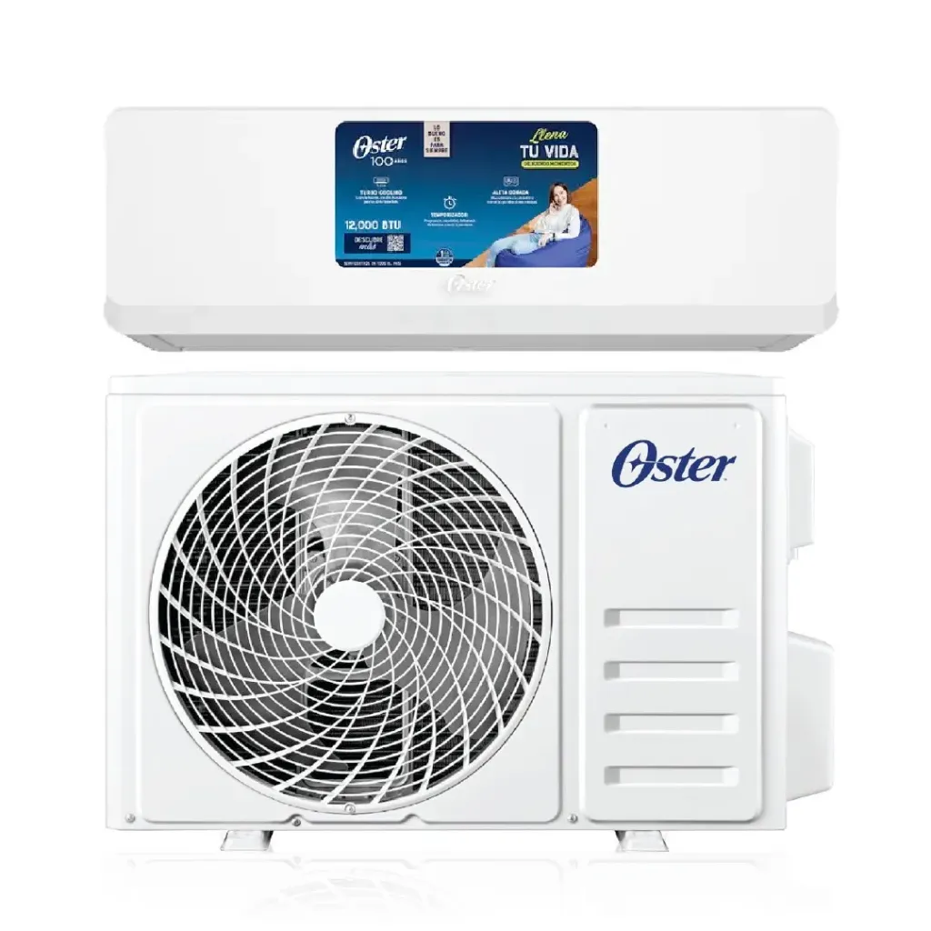 AIRE ACONDICIONADO OSTER MINISPLIT SILENCIOSO 12MIL BTU B