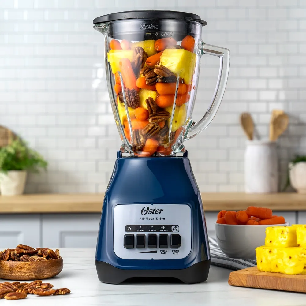 LICUADORA OSTER VASO VIDRIO 2VEL MAS PULSO 800WTS 1.5LTS