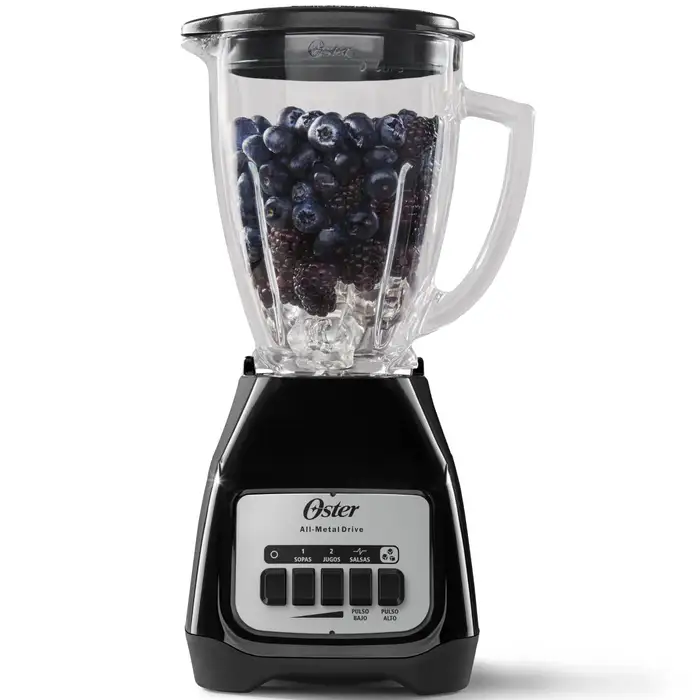 LICUADORA KALIMAN OSTER NEGRO 2VEL+PULSO VIDRIO BLSTKAG-BPB-013