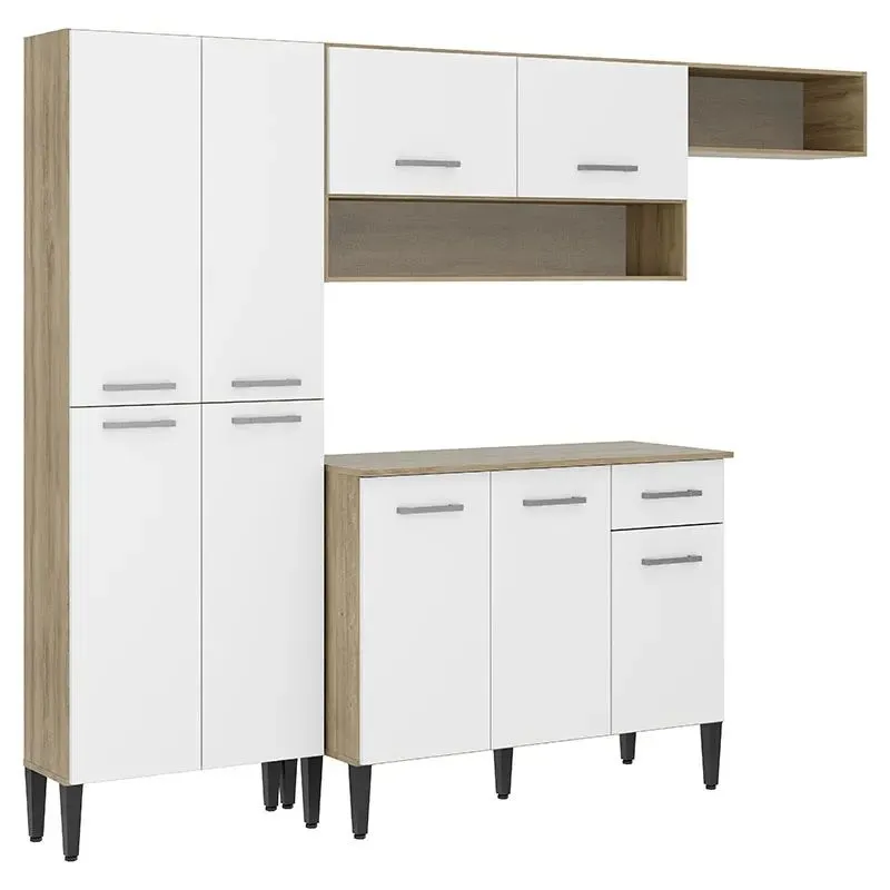 [P-A-L-A-0004] ALACENA 120+REPISA ARIZONA CAJON BLANCO MELAMINA