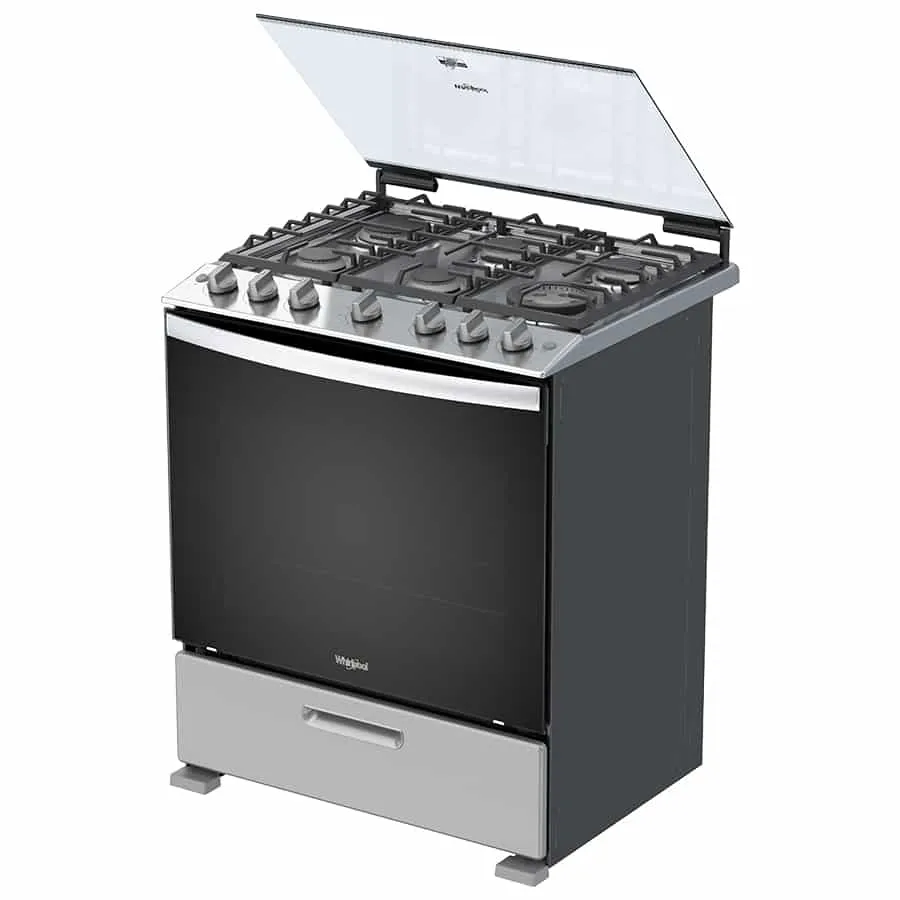 ESTUFA DE HORNO WHIRLPOOL 6Q XPERT FLAMMA AL PISO LWFR5000D00